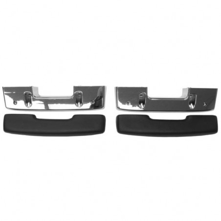 Complete Arm Rest Pad And Base Kit In Black
