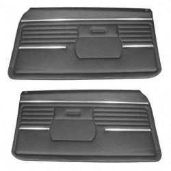 Standard Front PUI Door Panels, Black, Pre-Assembled
