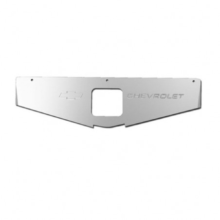 Radiator Support Show Panel, Bowtie/, Silver Satin, HD Cooling