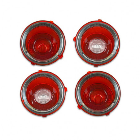 Standard Tail Lamp Lens Kit Without Chrome Center Trim Ring 2nd Design