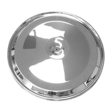 Cowl Dual Snorkel Air Cleaner Lid 17 Inch Chrome