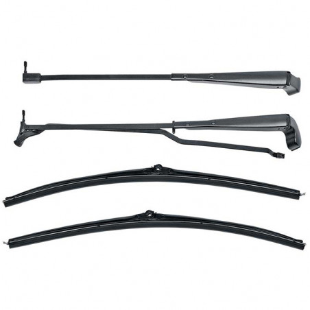 Windshield Wiper Arm and Blade Kit Black