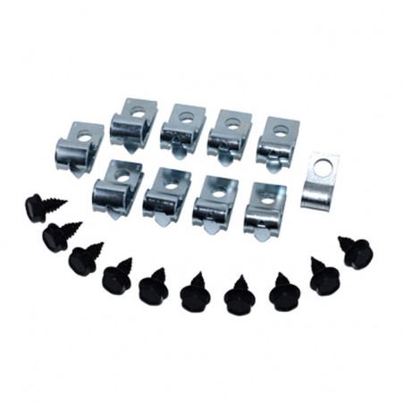Fuel Line Clip Kit 10 PC (3/8 No Return)