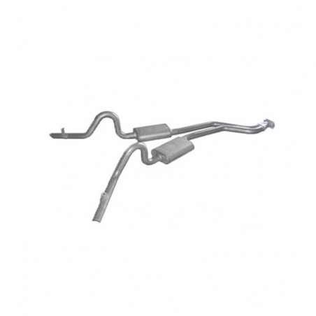 G-Body Pypes Cat Back 2.5 Inch Exhaust System Non-SS Race Pro Mufflers