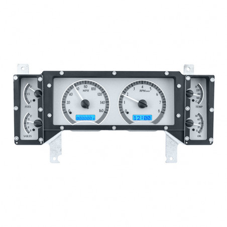 Grand National Dakota Digital Vhx Instrument System Silver Alloy Faces Blue Number