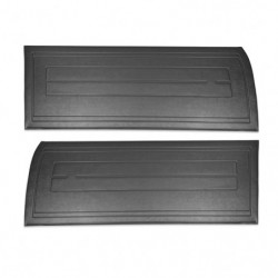 Front Door Panels, Black