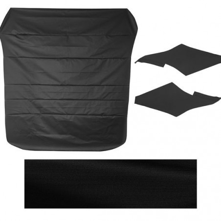 Coupe 5 Bow Headliner, Black Tier Basketweave