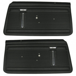 Standard Front Door Panels Black