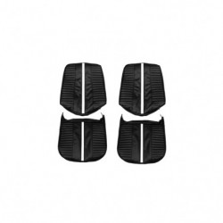 SS Bucket Seat Covers, Black