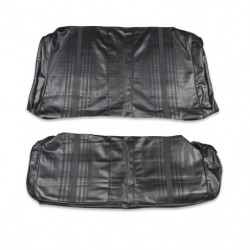 Rear Seat Covers, Black