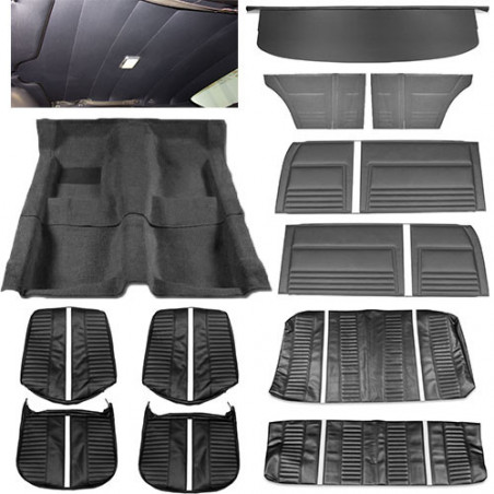 Interior Kit, Super Sport SS, Bucket Seat Hardtop, Black