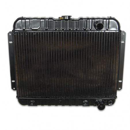 Small Block Heavy Duty 4 Row OEM Radiator, Automatic Transmission