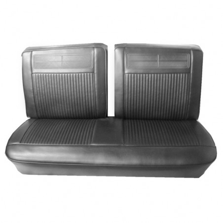 Front Split Bench Seat Covers, Light Blue