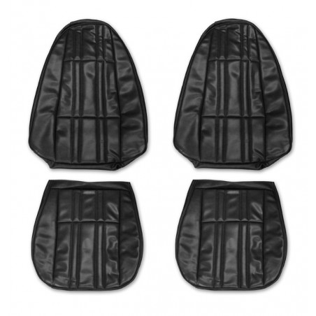 Custom Bucket Seat Covers, White