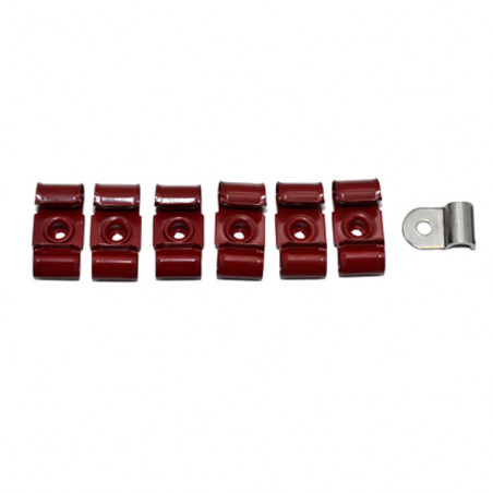 Chevy 2 Fuel Line Clip Kit 6 PC