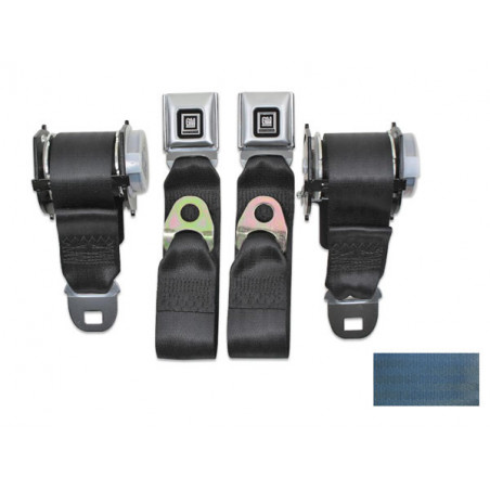 Seat Belt Kit, Rear, Blue
