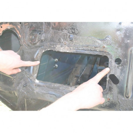 GM A-Body Heater Box Delete Panel, Black