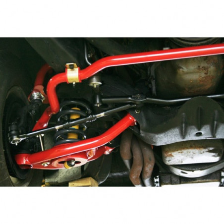 GM A-Body UMI 1.25 Inch Solid Front Sway Bar, Black