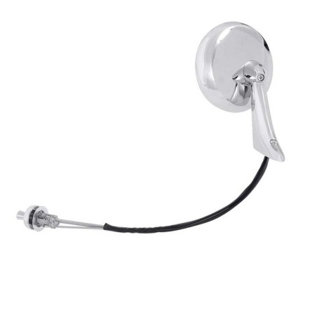 Remote Side View Mirror, LH Drivers Side