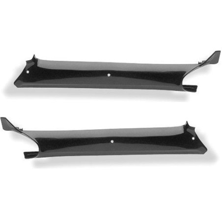 Coupe Pillar Post Moldings Black