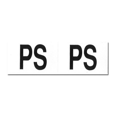 Z/28 Rear Shock Decals Code UN