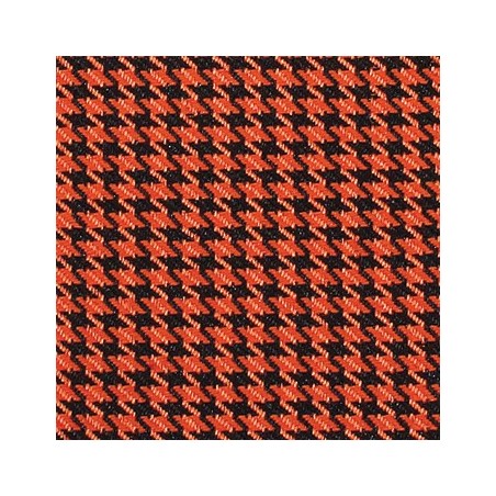 Houndstooth Bucket Seat Covers, Orange