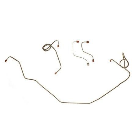 Front Brake Line Kit, Power Disc, Original Material