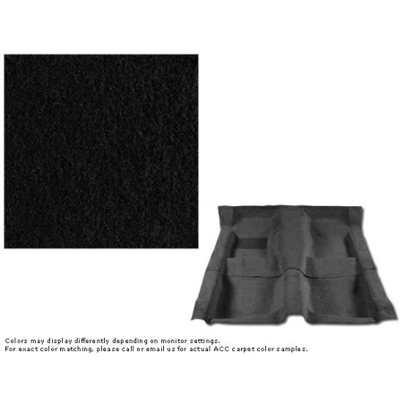 Carpet Set 80/20 Looped for Auto without Tail Black 01