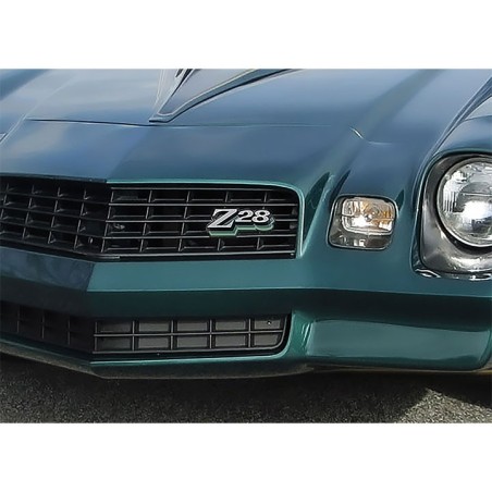 Z28 Nameplate Front Grill Emblem, Green / Light Green