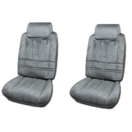 80-88 Supreme/Salon Brougham Vinyl Bucket Seat Covers, Black 70