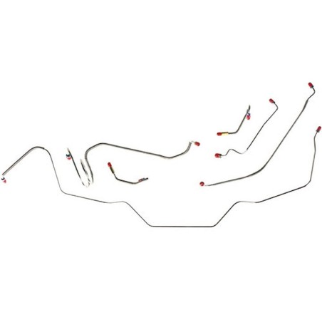 Front Brake Line Kit, Power Disc, Original Material