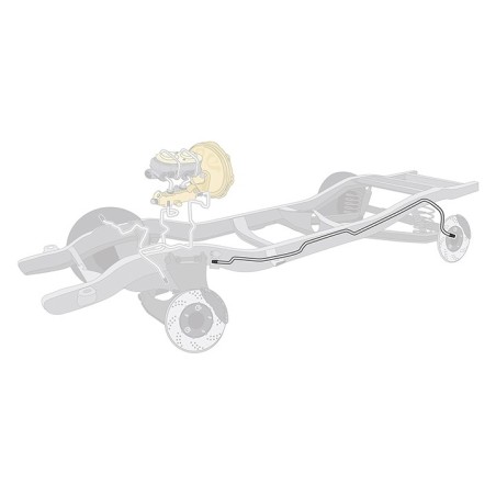 L79 Front to Rear Brake Line Kit, Original Material