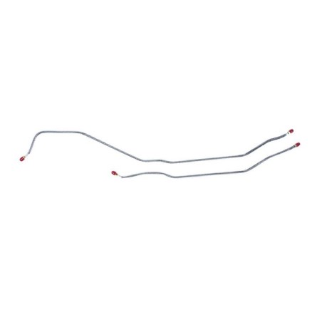 Rear Brake Line Kit, Stainless Steel