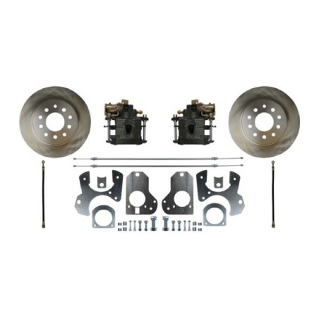 Rear Disc Brake Conversion Kit, w/ Parking Brake, Black Show N' Go