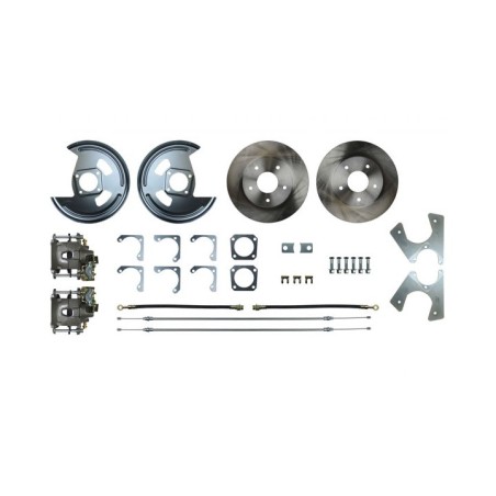 Rear Disc Brake Conversion Kit, Red Show N' Go, Non-Staggered Shocks