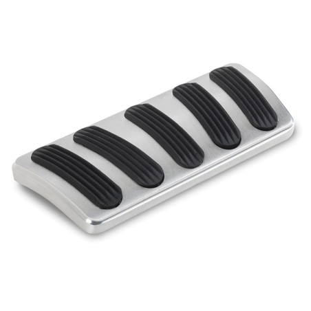 Lokar Brushed Billet Aluminum Curved Brake Pedal Pad