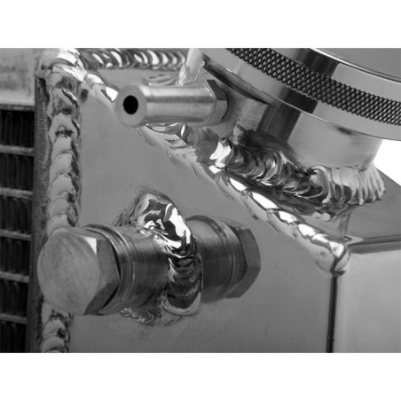 V8 Frostbite Aluminum Radiator, 4 Row, for 26 In. Wide Core