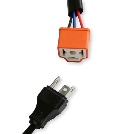 Holley RetroBright LED Headlight Yellow Lens 5.75 in. Round, 5700K Bulb