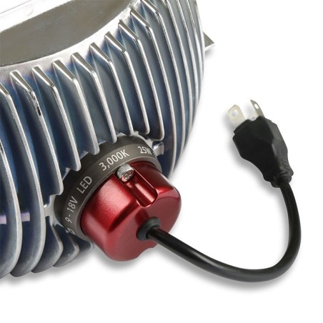 Holley RetroBright LED Headlight Classic White Lens 5 in. x 7 in. Rectangle, 30