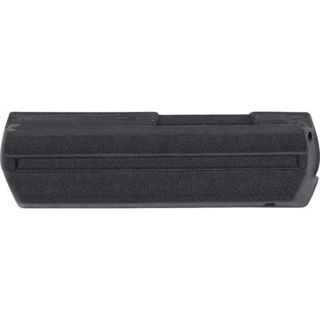 Front Armret Base 2 Door 16 Inch Black, LH