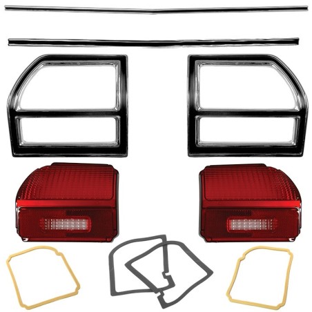 Panel Kit Rear 1969 Chevrolet Chevelle Rear Panel Molding And Lens Kit