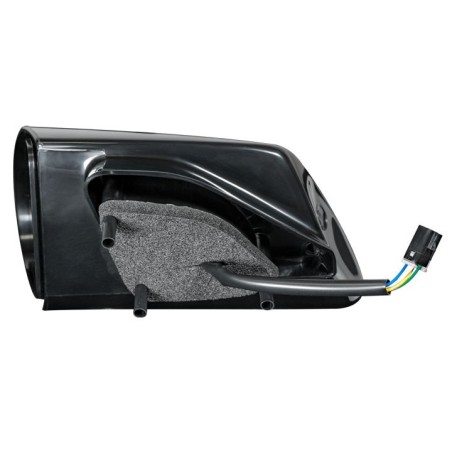 Power Remote Side View Mirror Black LH