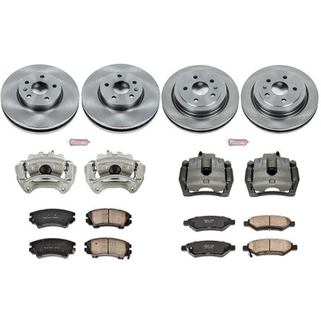 Front & Rear Autospecialty Brake Kit w/Calipers