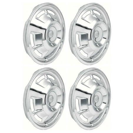 Full Wheel Cover, 14 Inch With Bow Tie Logo, 4 Piece Set