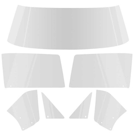 Convertible 7 Piece Glass Kit Clear