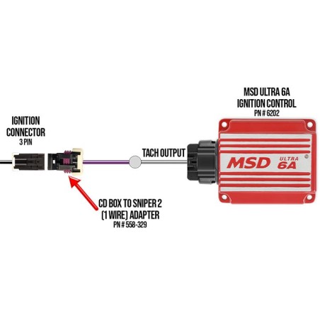 Sniper 2 Tach Input Ignition Adapter