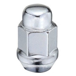 Chrome SS Style Lug Nut, Closed-End Tapered Seat