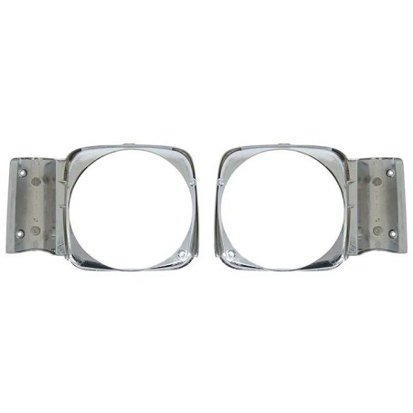 Standard Headlamp Bezels, With Hardware