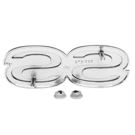 Rear Panel SS Emblem With Hardware