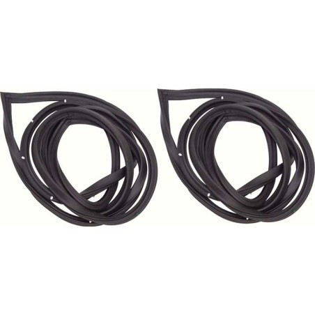 Door Frame Weatherstrip, 2 Door Sedan